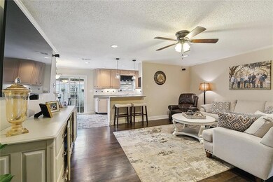 Another view of the den, looking into the kitchen!