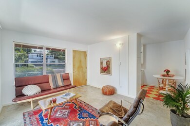 Living area with baseboards