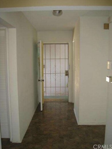 Looking back through front door.