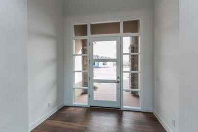 Interior view of front door