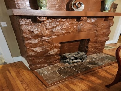 Located in dining room