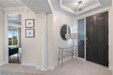 Foyer w/ custom shiplap