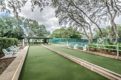 BOCCE BALL COURT.  THEY ALSO HAVE SHUFFLE BOARD & 
