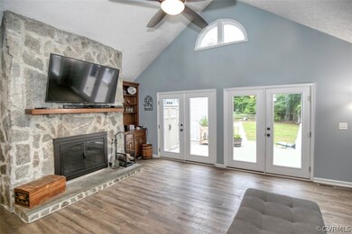 Wood Burning Fireplace