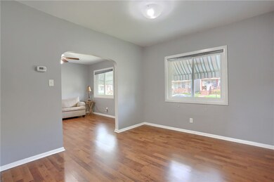 Dining room plus room for a breakfast table in the