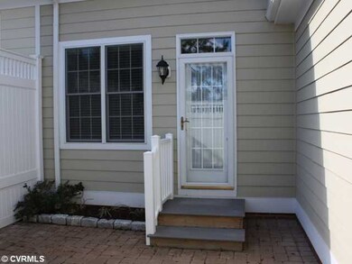 Exterior Back - Patio Door Entry