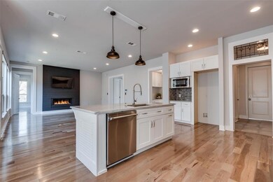 large open living and kitchen