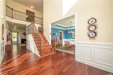 Opens to the second floor.