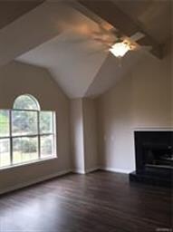 Family Room - fresh paint, new floor, gas fireplac