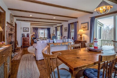 Open dining into living room area