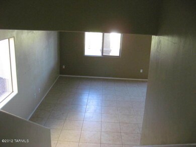 Looking down on partial greatroom