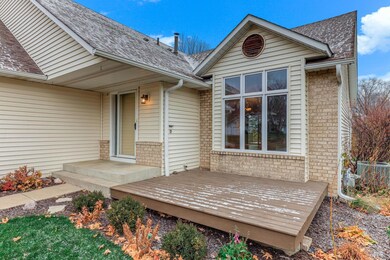 Welcoming entry with font deck