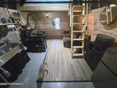Ladder to loft