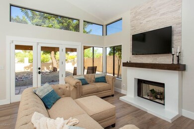 Custom fireplace