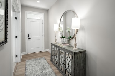 green foyer