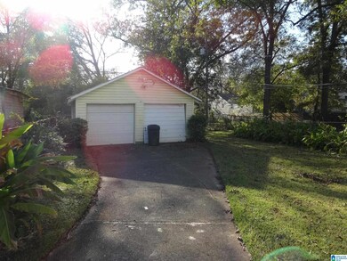 Excellent two car garage with automatic garage doo