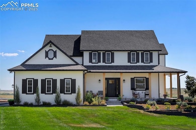 Welcoming wrap around front porch