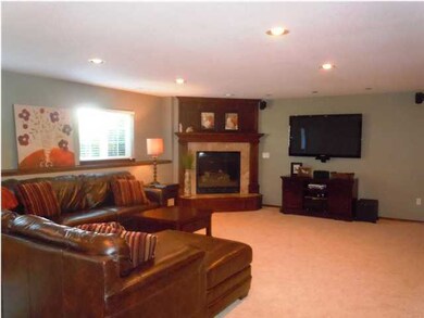 View out/ Walk out basement with large rec room