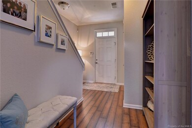 Spacious foyer to upstairs and first floor 4th BR/
