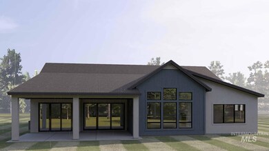 Rear view of property featuring roof with shingles and a patio area