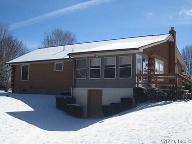 Exterior Back. You can see the mudroom on the back