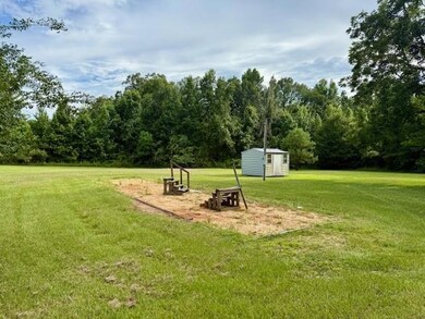 Mobile Home pad in place