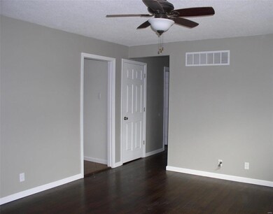 Ceiling fan in living area.
