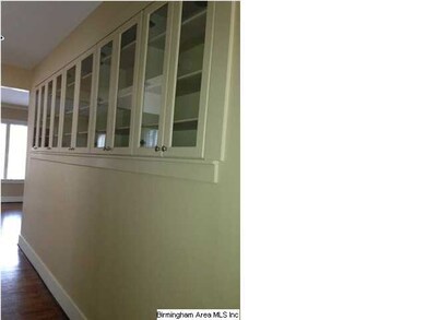 Built ins hall to kitchen