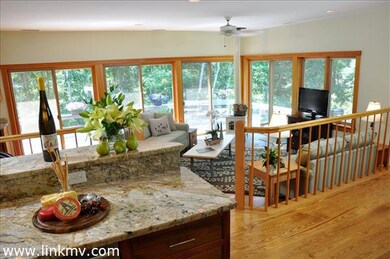 South-facing living room windows
