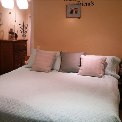 Master bedroom, nicely painted and well kept.