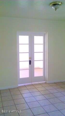 French door Entry to South Bedroom