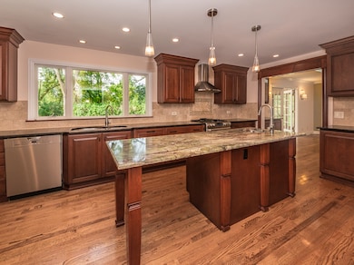 Gorgeous island with prep sink!