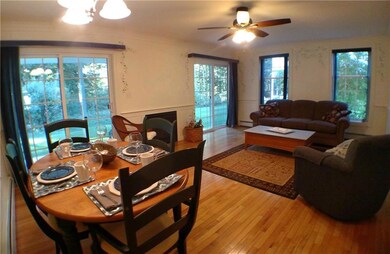 Open concept from livingroom, to...