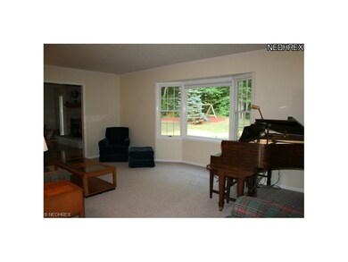 formal living room with new bay window