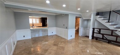 Living Room, Family and stairs view