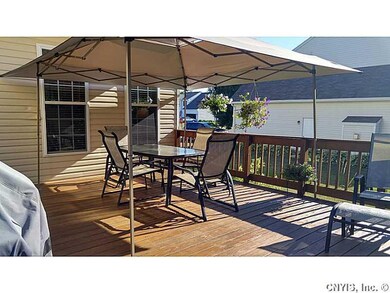 Deck. Large deck, perfect for entertaining!