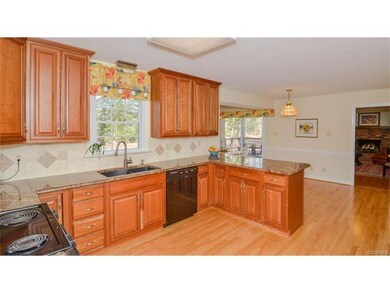 New hardwoods in kitchen.