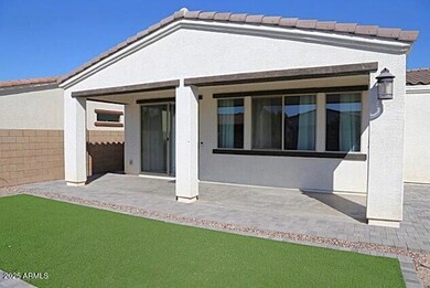 Synthetic Grass with Pavered Extension