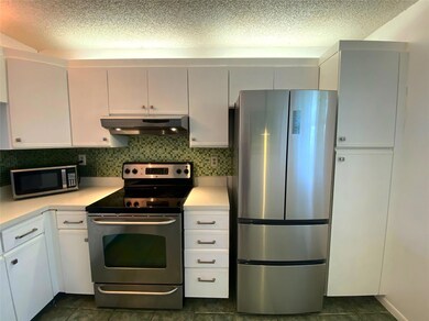 Stainless steel appliances.