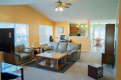 Very spacious living room.