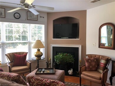 Living Room with gas fireplace