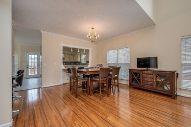 Casual Dining area has pass thru window to kitchen and wine storage with wine refrigerator!  5255 Catspaw Dr., Antioch, TN 37013