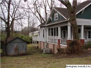 Left side of house