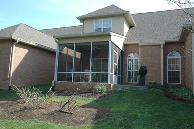 screened porch off back