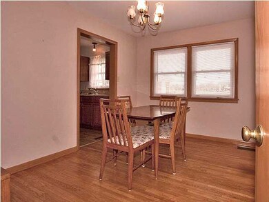 Formal dining with 2 closets for dishes, etc.