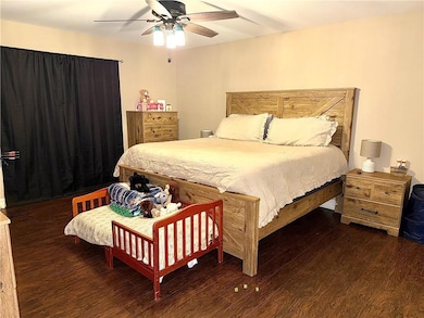 Oversized master bedroom
