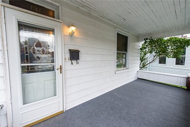 The large covered front porch, perfect for outdoor