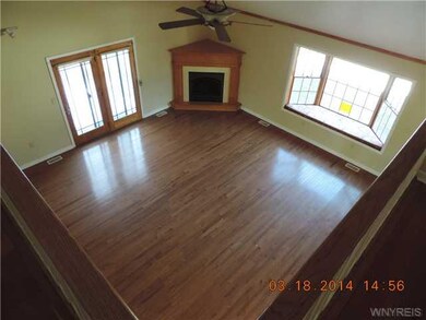 Living Room. The great room / living room as seen 
