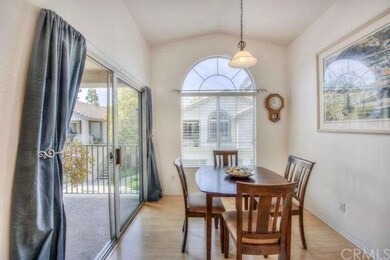 Vaulted ceilings add a touch of elegance to the di