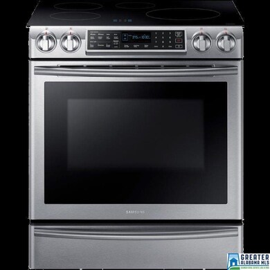 All appliances are Samsung!! They are electric and